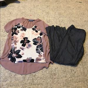 Express slacks and Top